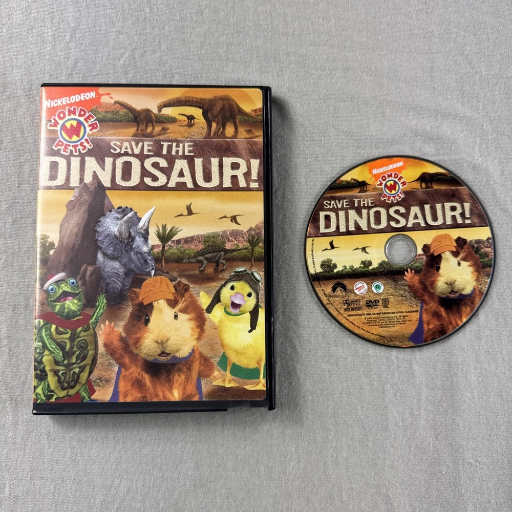 Nickelodeon Wonder Pets! Save the Dinosaur! (DVD) Disc & Case Only Tested Works